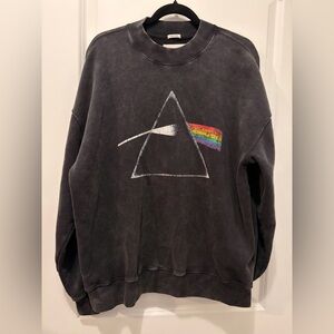 Abercrombie & Fitch Pink Floyd Oversized Graphic Men Sweater - Medium
